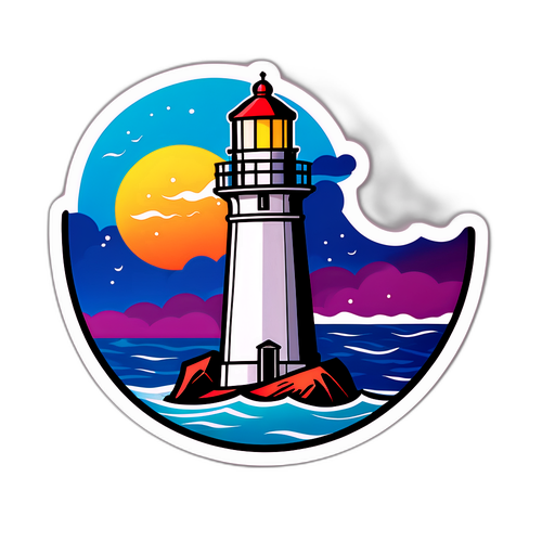 Diseño de Sticker del Faro Colo Barco
