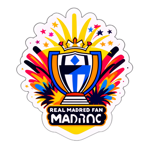 Real Madrid Fan Feiring Sticker