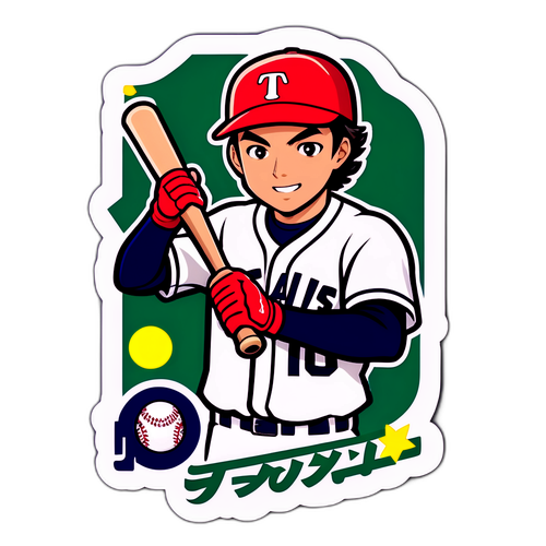 栃木県高校野球の偉大な選手たちを祝うステッカー