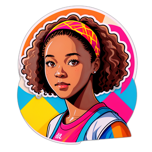 Retro na Sticker ni Naomi Osaka