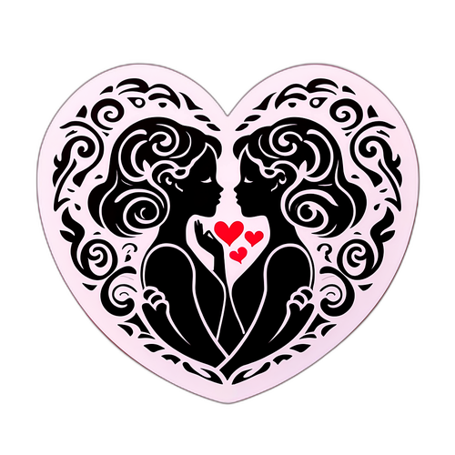 Romantická nálepka inspirovaná "Tell Me Lies"