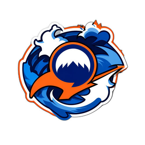 New York Islanders vs. Tampa Bay Lightning Rivalry Sticker