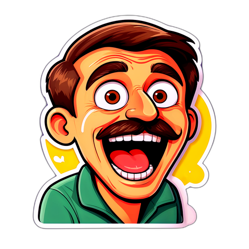 Humorystyczny Naklejka z Pawłem Bliźniukiem