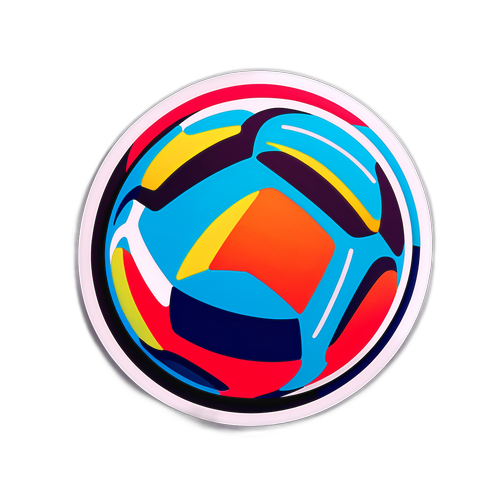 Sticker ya Mpira wa Miguu