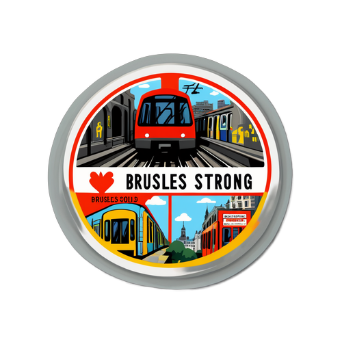 Brussels Strong Sticker