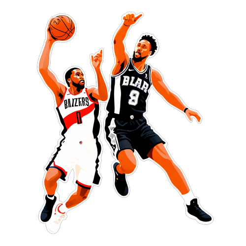 Sticker ng Laban ng Trail Blazers vs Spurs