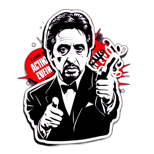 Autocolant tematic din film cu Al Pacino