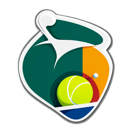 Ungeheure Tennis-Passion: Entdecke das Kreativdesign des Davis Cup-Stickers!