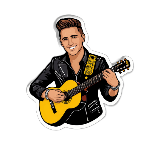 Andreas Gabalier mit Gitarre