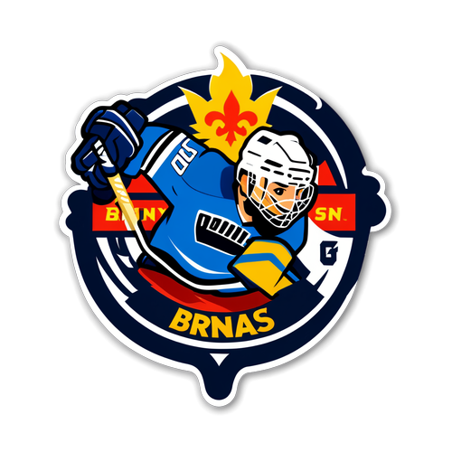 Brynäs Ikoner! Upptäck Stickerdesignen som Får Hockeyhjärtan att Slå!