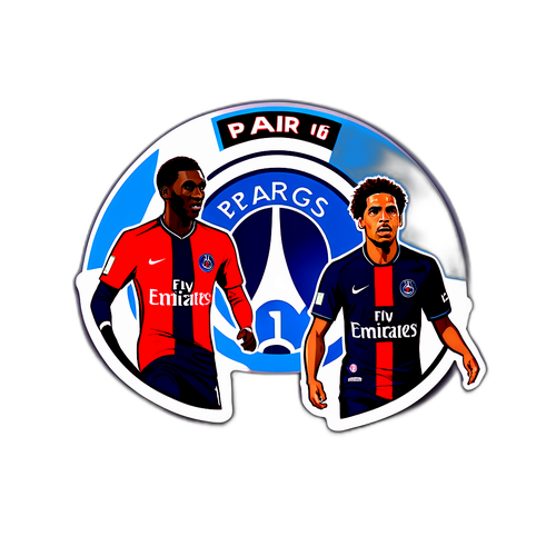 파리 생제르맹과 르 아브르 AC의 스타 선수들 디자인