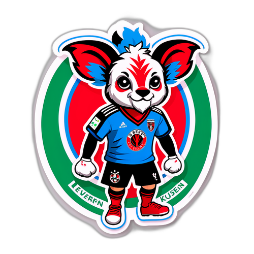 Sticker ya Kusherehekea Roho ya Timu ya Bayer Leverkusen