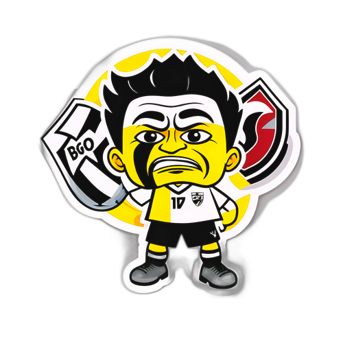 Botafogo vs Bragantino Taraftar Sticker