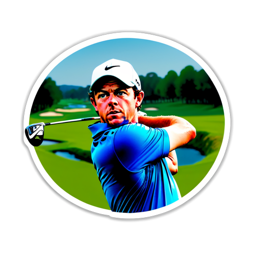 Rory McIlroy's Epic Swing Captured: Witness the Golfing Energy That Drives Champions!