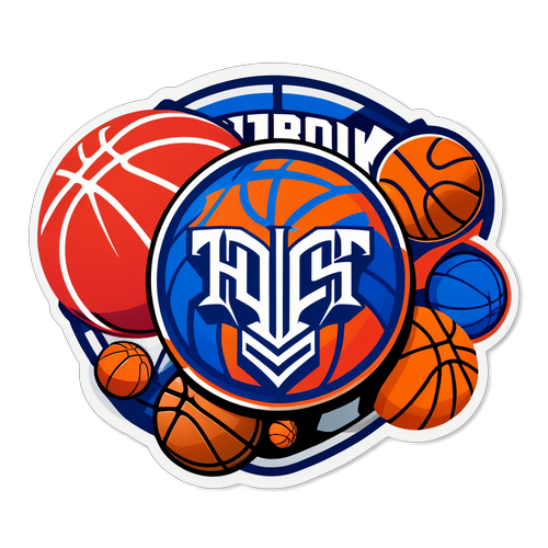 Adesivo Criativo Pistons x Knicks