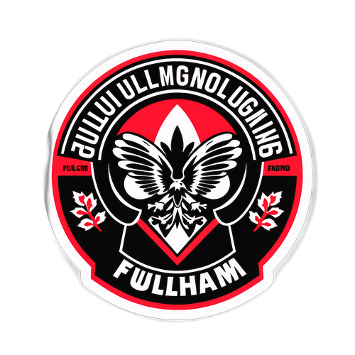 Những chiếc sticker cho fan bóng đá Fulham với khẩu hiệu truyền cảm hứng