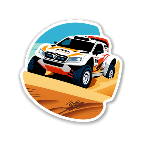 Design samolepky pro Dakar Rally 2025