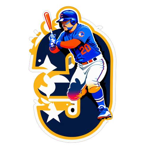 Kyle Schwarber Baseball Sticker