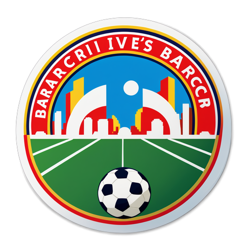 Diseño que representa el partido River vs Barracas