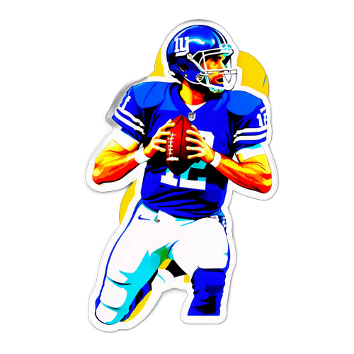 Dynamic Andrew Luck Sticker
