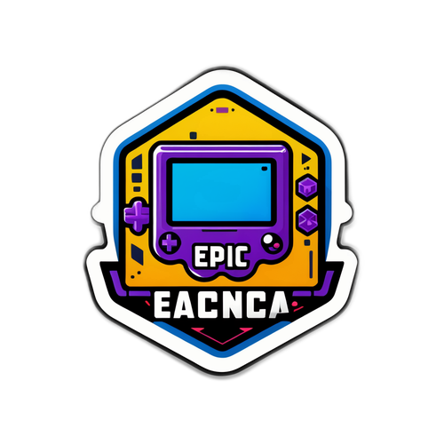 Stickers z tematem gier komputerowych od Epic Games