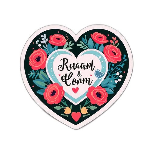 Romantisk bryllupsmerke