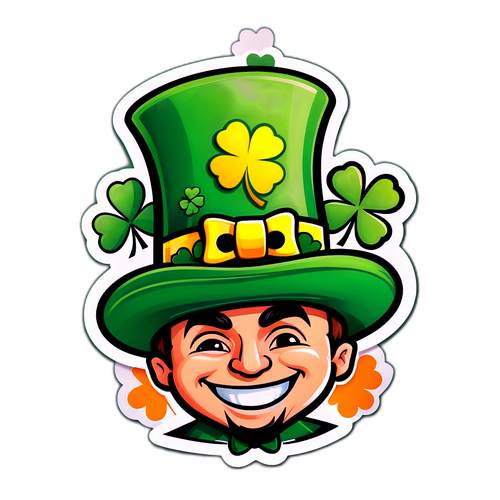 En sjov Paddy Power-logo klistermærke