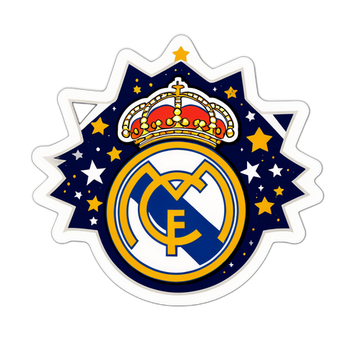 Dynamická samolepka loga Real Madrid