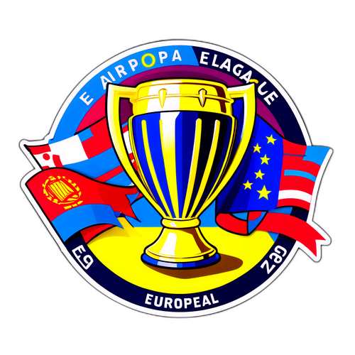 Stiker Liga Europa yang Berwarna-warni