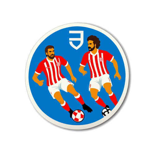 Sticker ilustrând meciul Panetolikos - Olympiacos