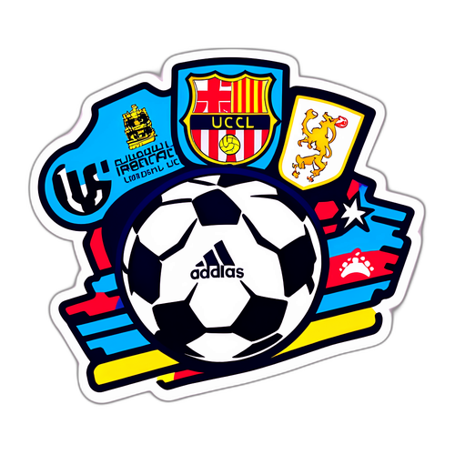 Sticker z hashtagiem #UCL