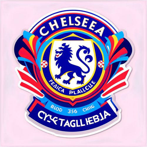 Persaingan Epik! Logo Chelsea FC dalam Gaya Modern yang Mengguncang Pertandingan Melawan Crystal Palace!