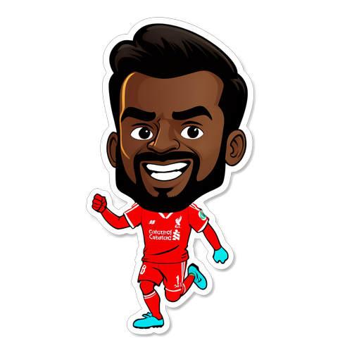 Sticker Gaya Animasi: Kegembiraan Perlawanan Liverpool vs Tottenham