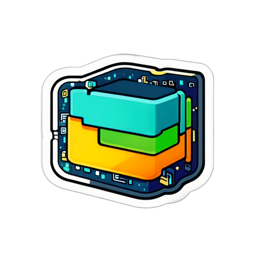 Pixelated Glitch Illustration of Downdetector