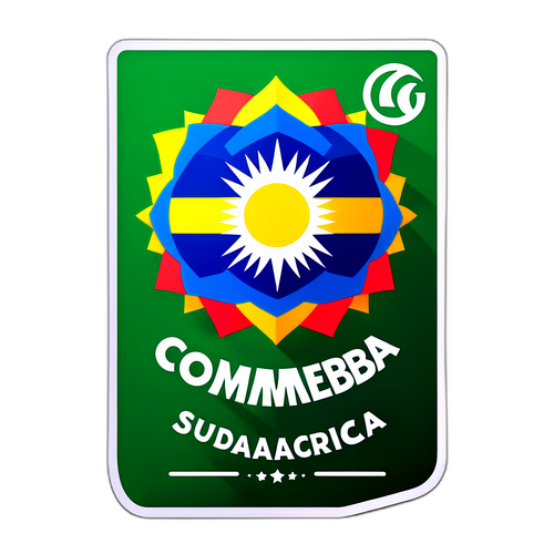 Adesivo Vibrante do Logo da Conmebol Sudamericana