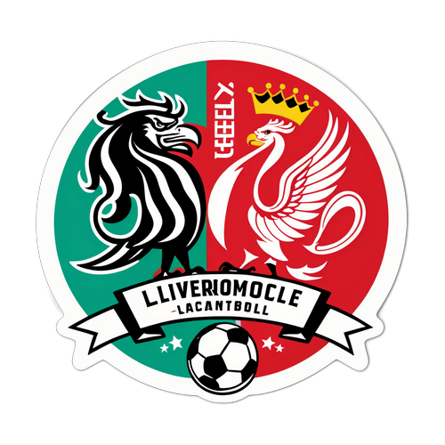 Isang Dramatic na Disenyo ng Sticker para sa Laban ng Liverpool at Newcastle