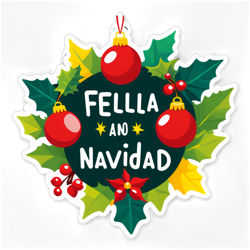 Feliz Navidad Sticker