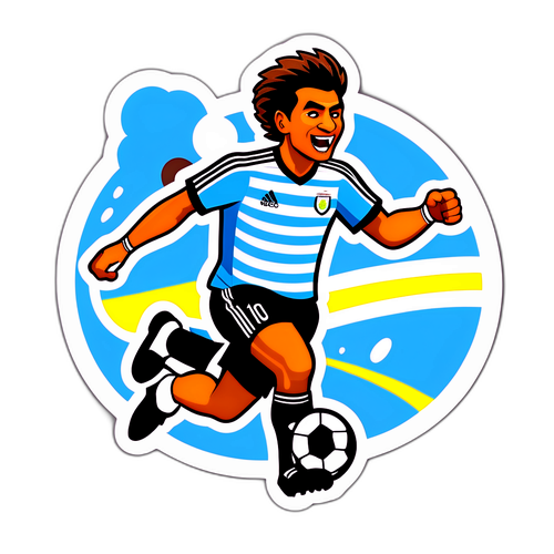 Sticker de Mushuc Runa en un partido decisivo