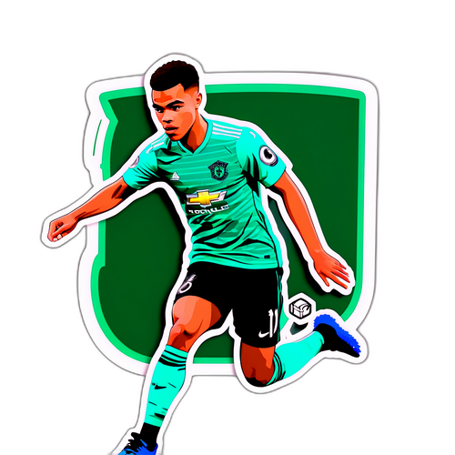 Stiker Kreatif Mason Greenwood dalam Aksi