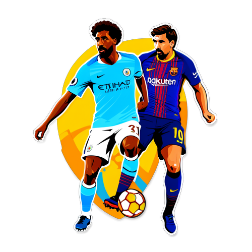 Vichekesho vya Mechi: Barcelona Vs Man City, Nyota Mbele ya Wapenzi wa Soka!