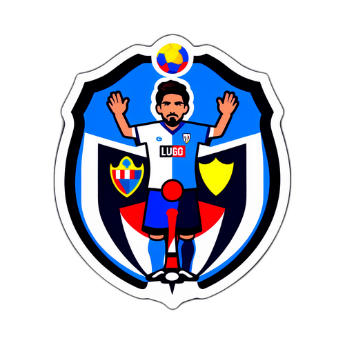 Sticker simbólico del partido Deportivo Recoleta vs. Sportivo Luqueño