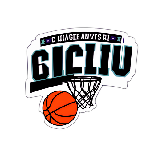 College Rivalry Basketball Sticker