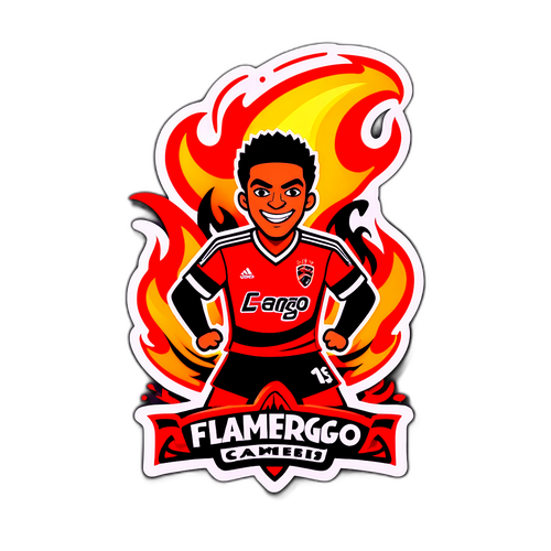 Adesivo Animado para o Próximo Jogo do Flamengo