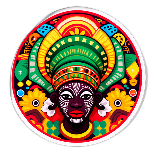 Nigerian kulttuurin abstrakti esitys