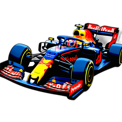Max Verstappen Forma-1 autója a pályán
