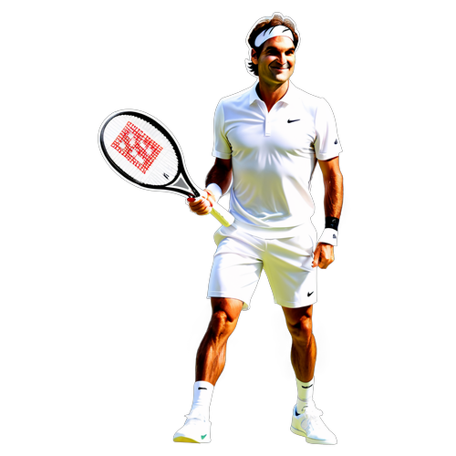 Roger Federer Aufkleber