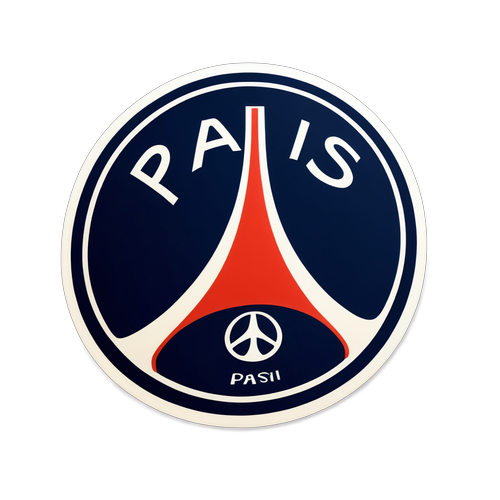 Sticker Retro de PSG