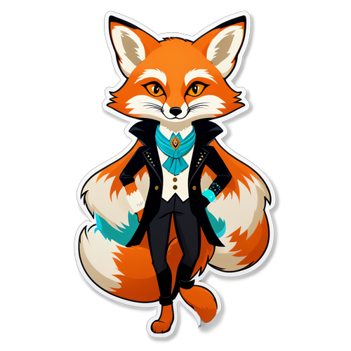 Fierce Vixen Illustrasjon
