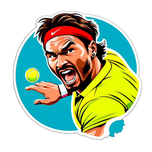 Fabio Fognini Tennis Sticker