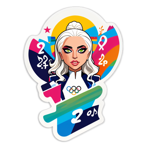 Proč Tento Nálepka s Lady Gaga a Olympijskými Hrami 2024 Rozpálí Vaše Srdce!